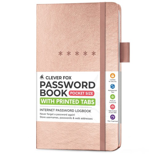 Clever fox password book - password, –