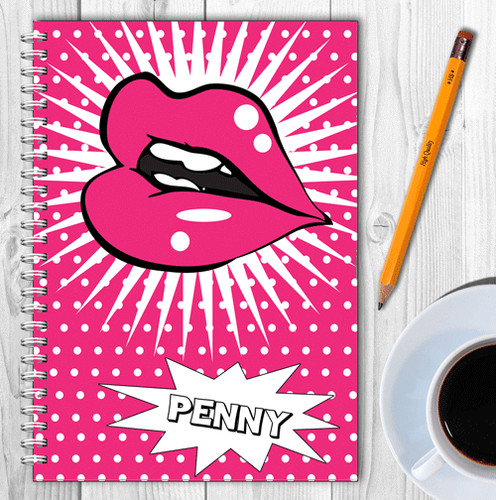 A4 personalised notebook - &,
