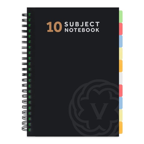 Subject notebook with - with, 10