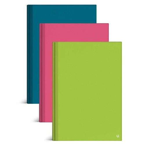 Notebook lined hardback - lined, a4
