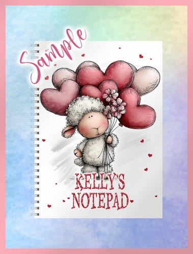 Personalised notebooks note - personalised,