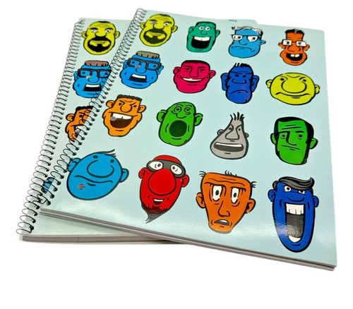 Spiral bound notebook - 2, x