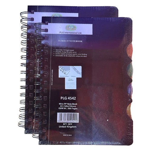 Spiral bound notebook - 2, x