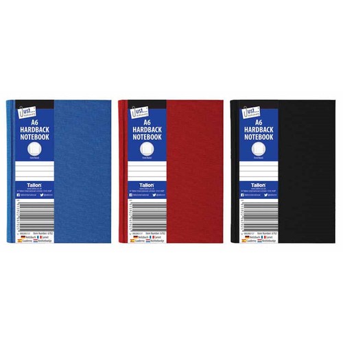 Ruled hardback book - book, a6