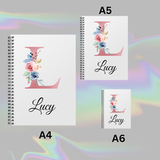personalised notebook with