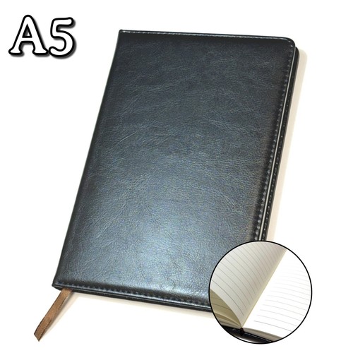 Lined notebook hardback - a5,