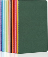 12 Pack A5 Lined Notebooks, 60