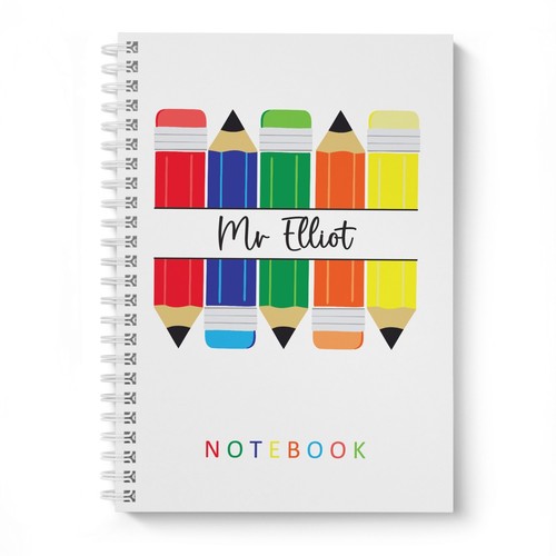 Personalised notebook pencils - personalised,
