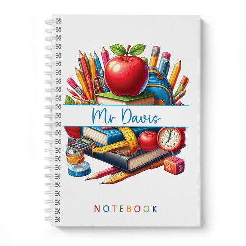 Personalised notebook school - personalised,