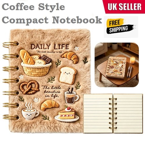 Coffee style spiral notebook - coffee,