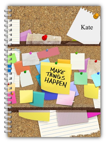 Personalised notebook notes - a5,