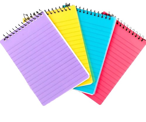 Spiral ruled notebook notepad - notebook,