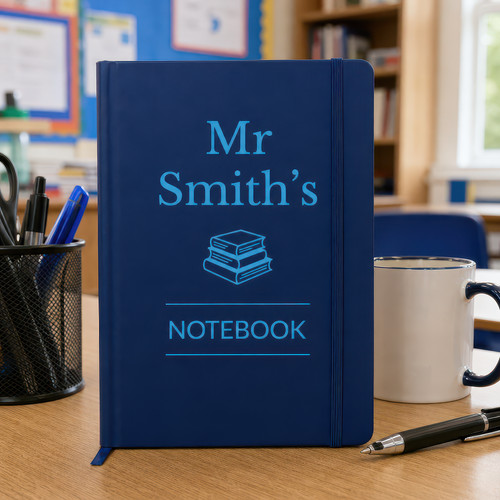 Personalised notebook for - personalised, a5